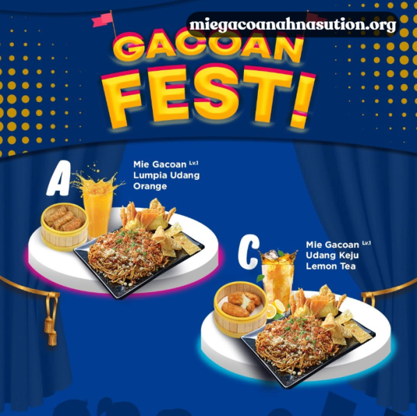Gacoan Fest – Paket Spesial Mie Gacoan dengan Dimsum dan Minuman Segar